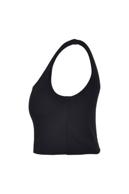 تاپ تیشرتی کراپ ساده زنانه