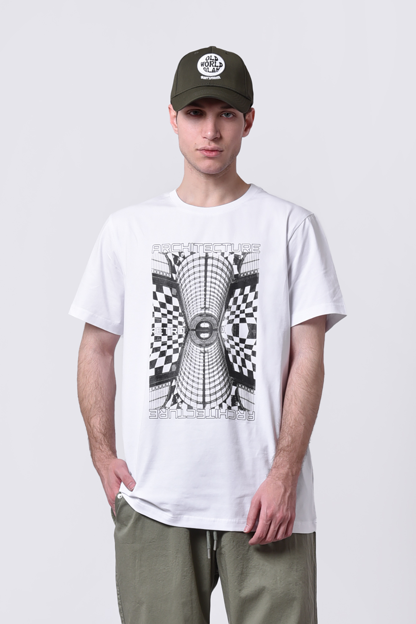 تیشرت آستین کوتاه چاپی مردانه