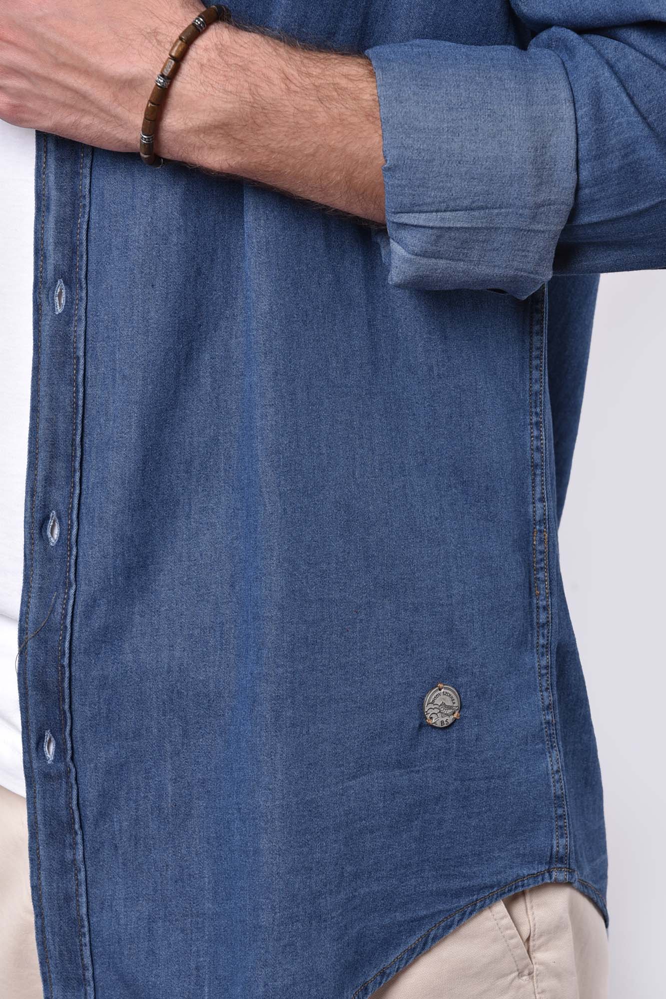 پیراهن آستین بلند ساده مردانه