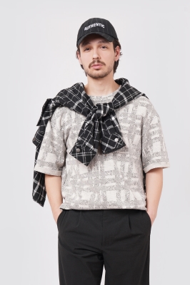 تیشرت آستین کوتاه طرحدار مردانه