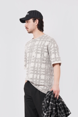 تیشرت آستین کوتاه طرحدار مردانه