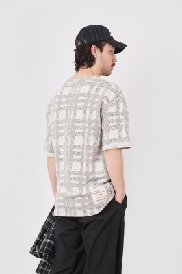 تیشرت آستین کوتاه طرحدار مردانه