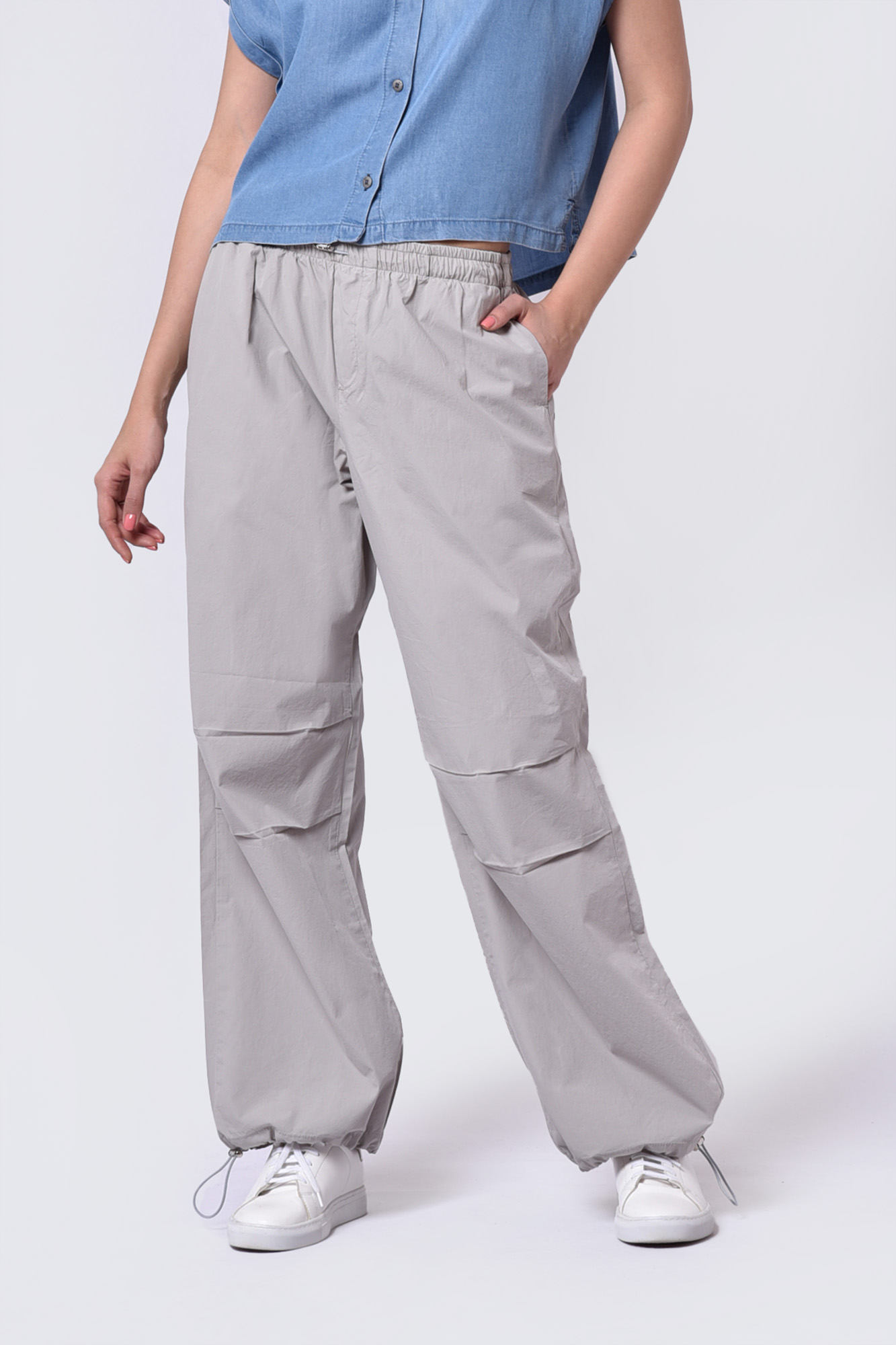 شلوار کتان ساده زنانه