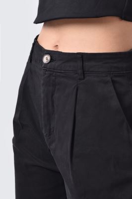 شلوار کتان ساده زنانه