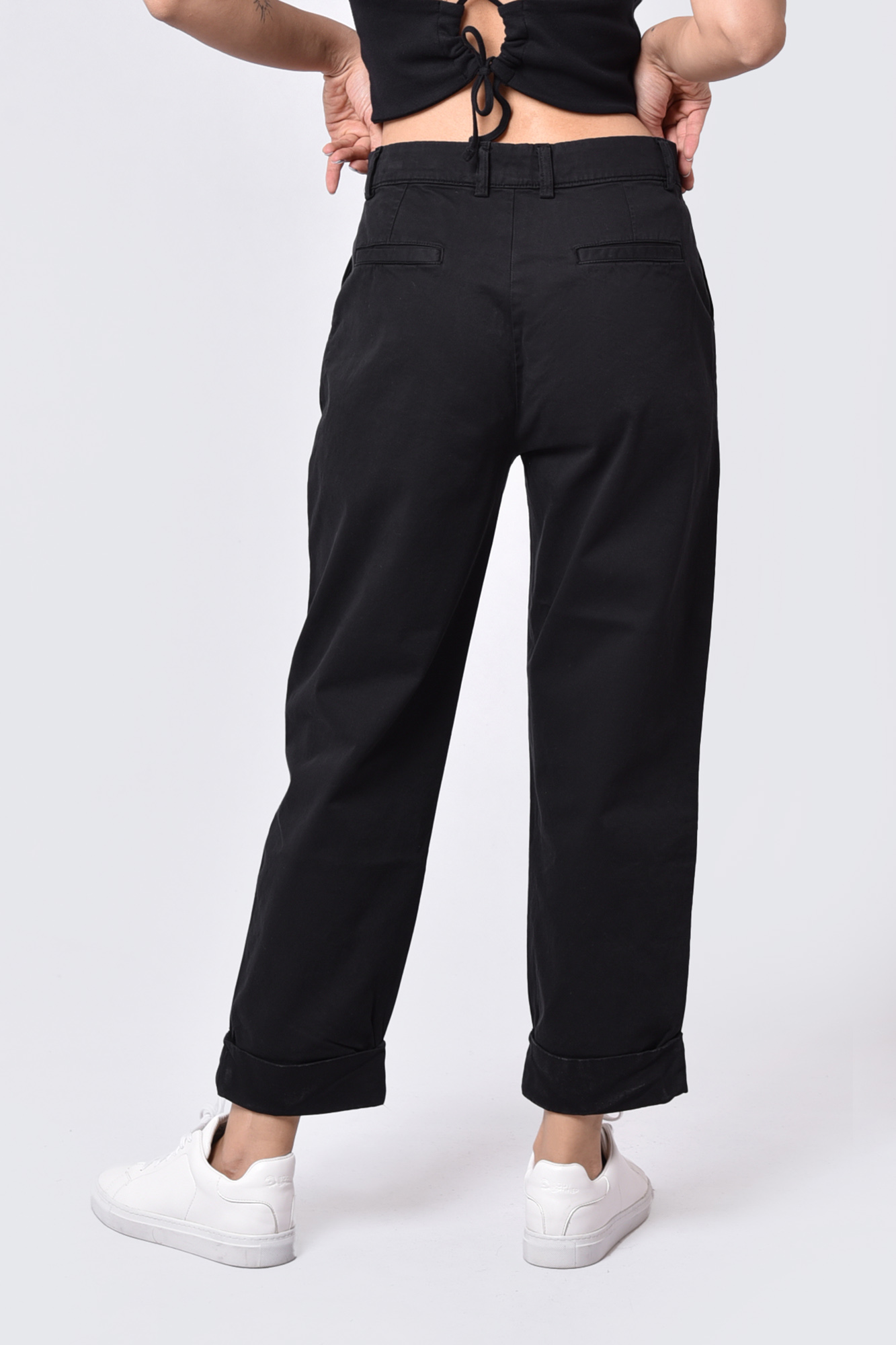 شلوار کتان ساده زنانه