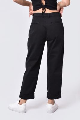 شلوار کتان ساده زنانه