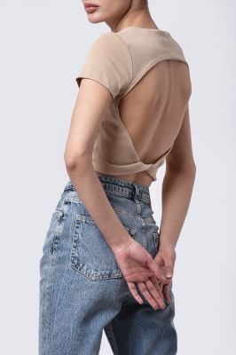 تیشرت آستین کوتاه ساده زنانه