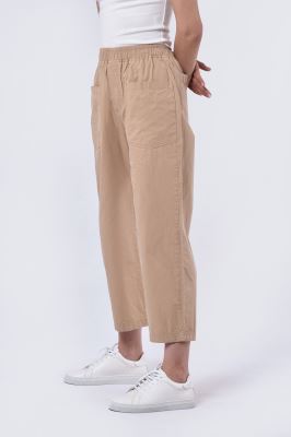 شلوار کتان ساده زنانه