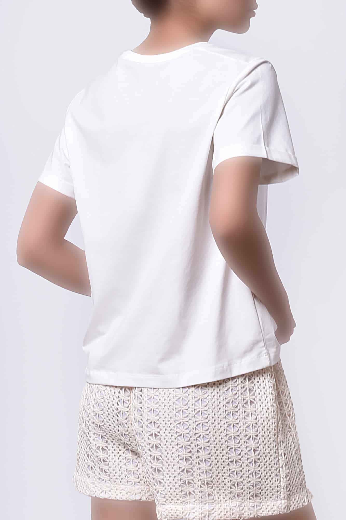 تیشرت آستین کوتاه ساده زنانه