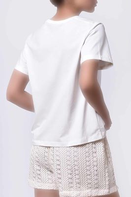 تیشرت آستین کوتاه ساده زنانه