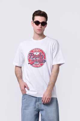 تیشرت آستین کوتاه چاپی مردانه