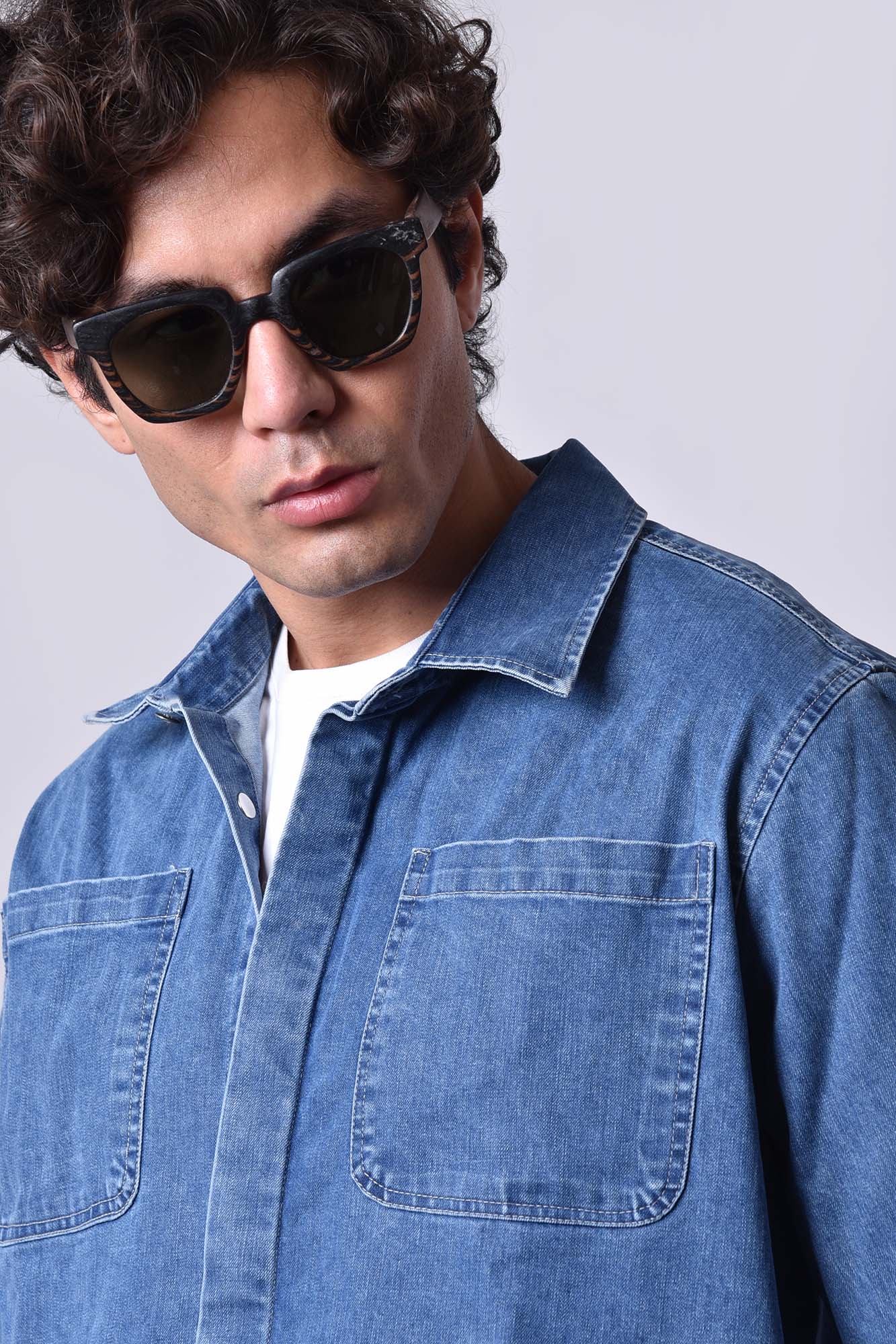 پیراهن آستین بلند جین