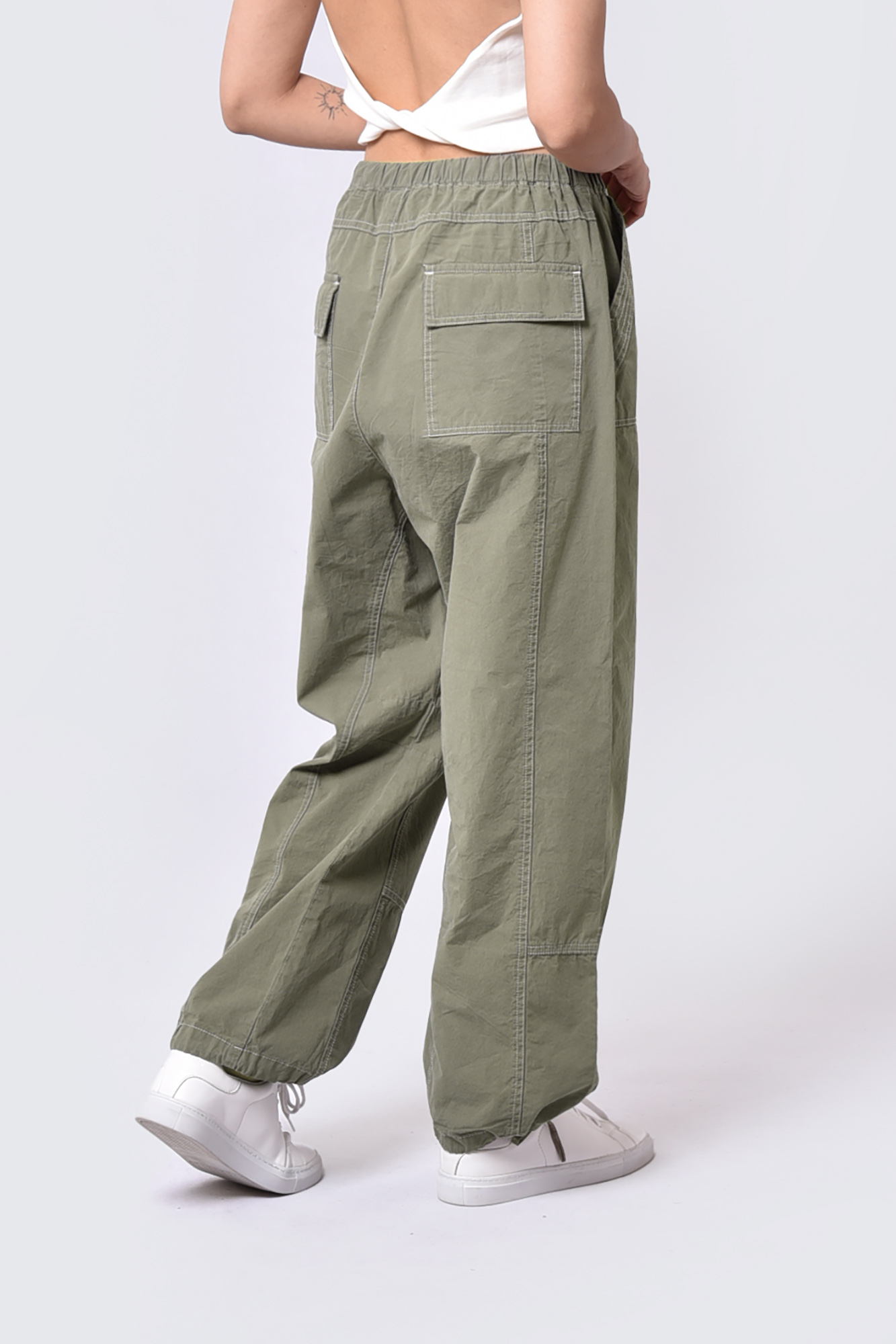 شلوار کتان ساده زنانه