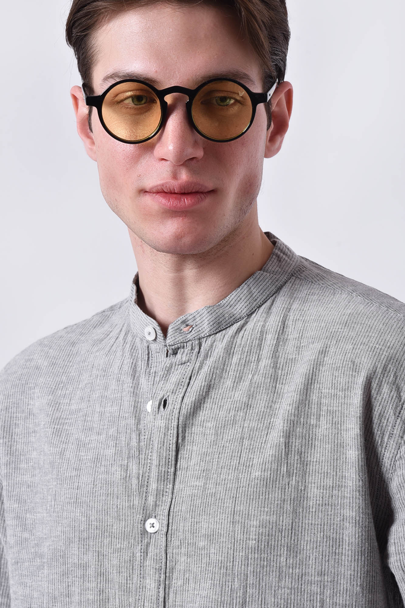 پیراهن آستین بلند طرحدار مردانه