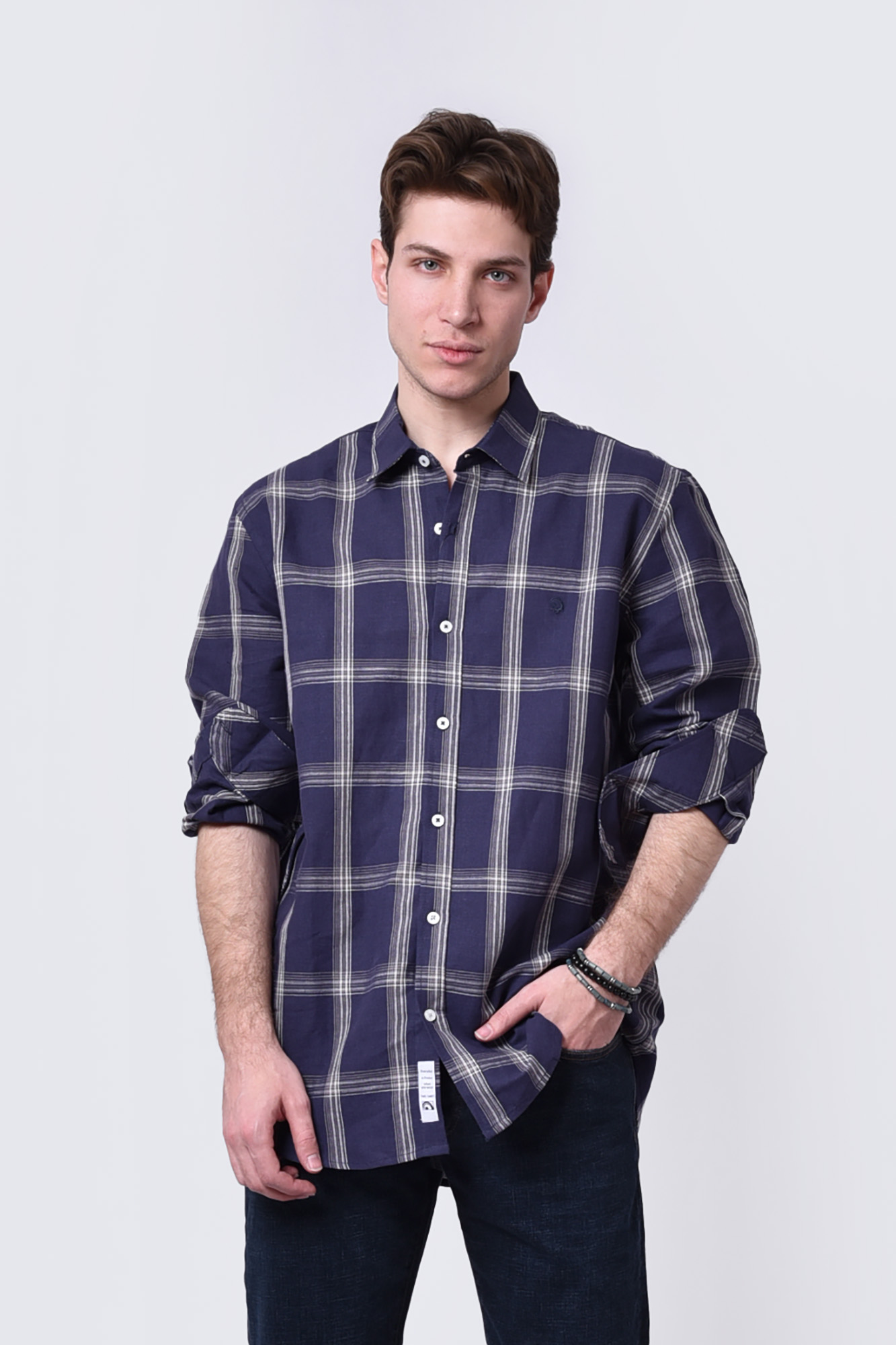 پیراهن چهارخانه مردانه