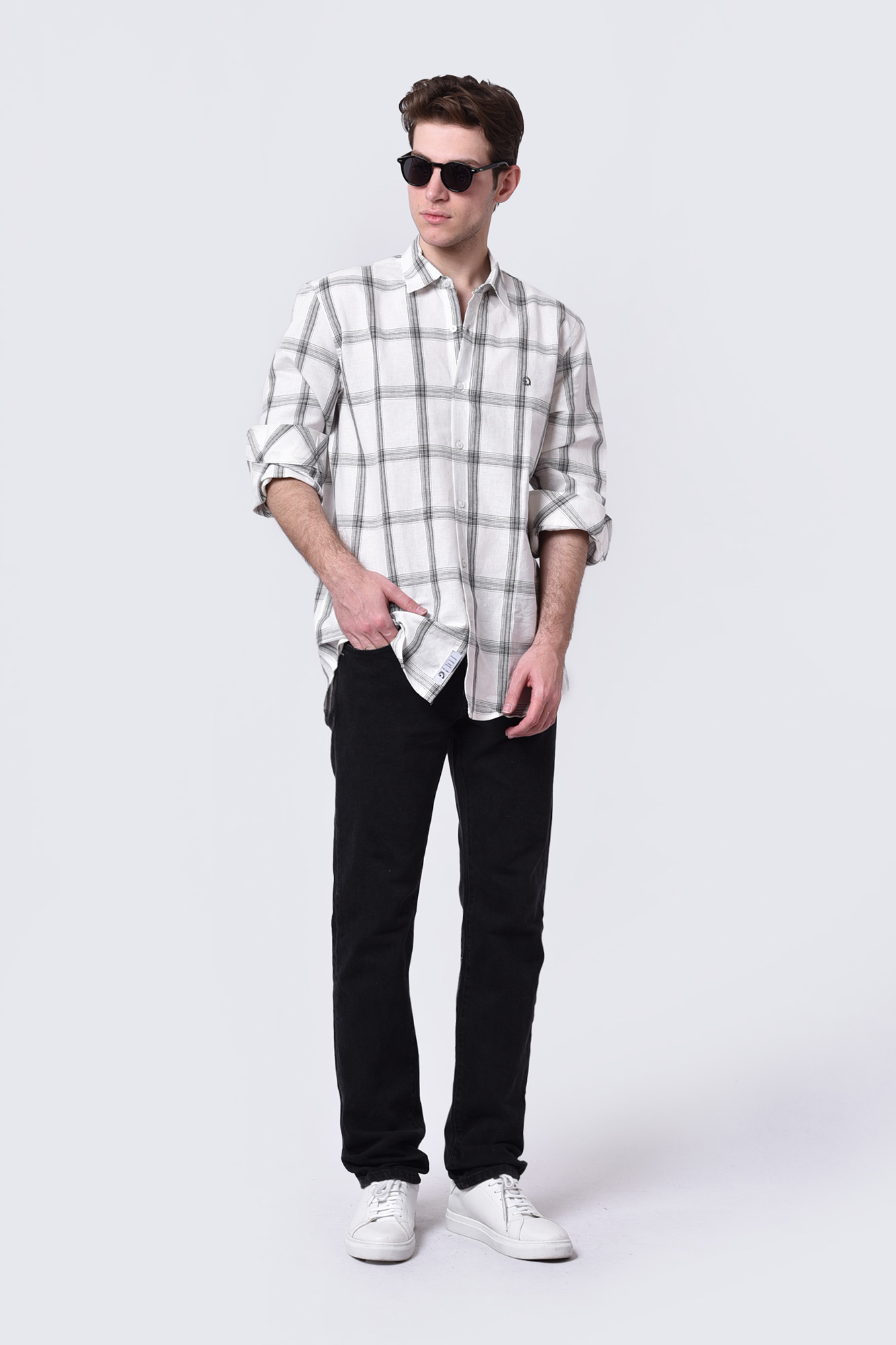 پیراهن چهارخانه مردانه