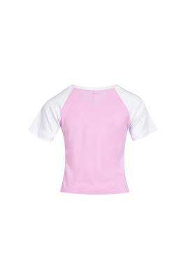 تیشرت آستین کوتاه چاپی زنانه