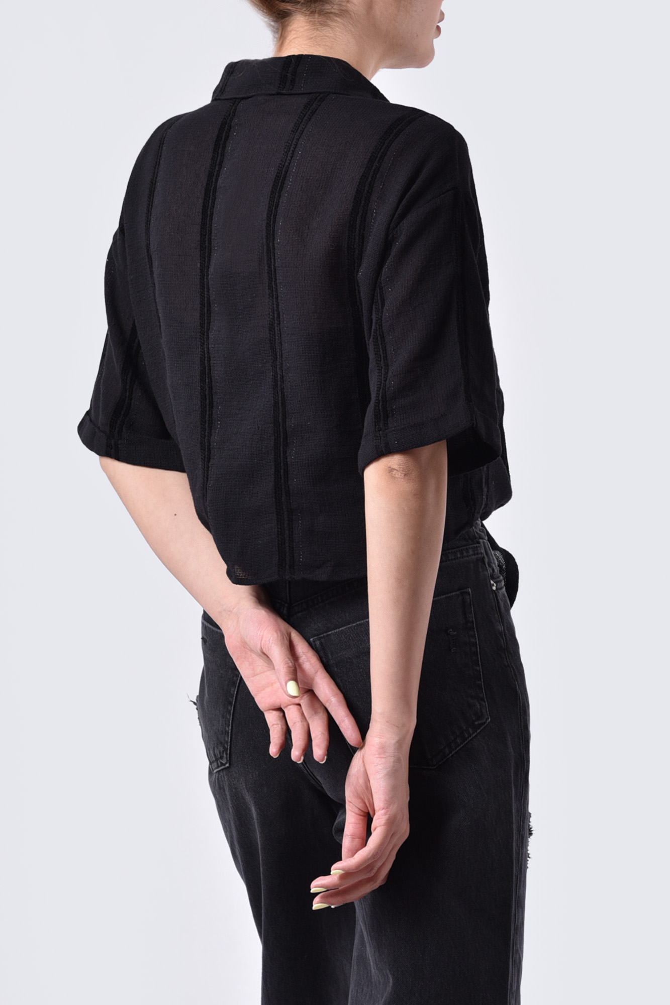 شومیز آستین کوتاه ساده زنانه