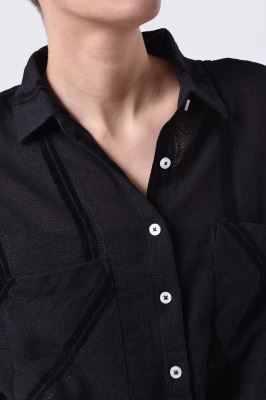 شومیز آستین کوتاه ساده زنانه