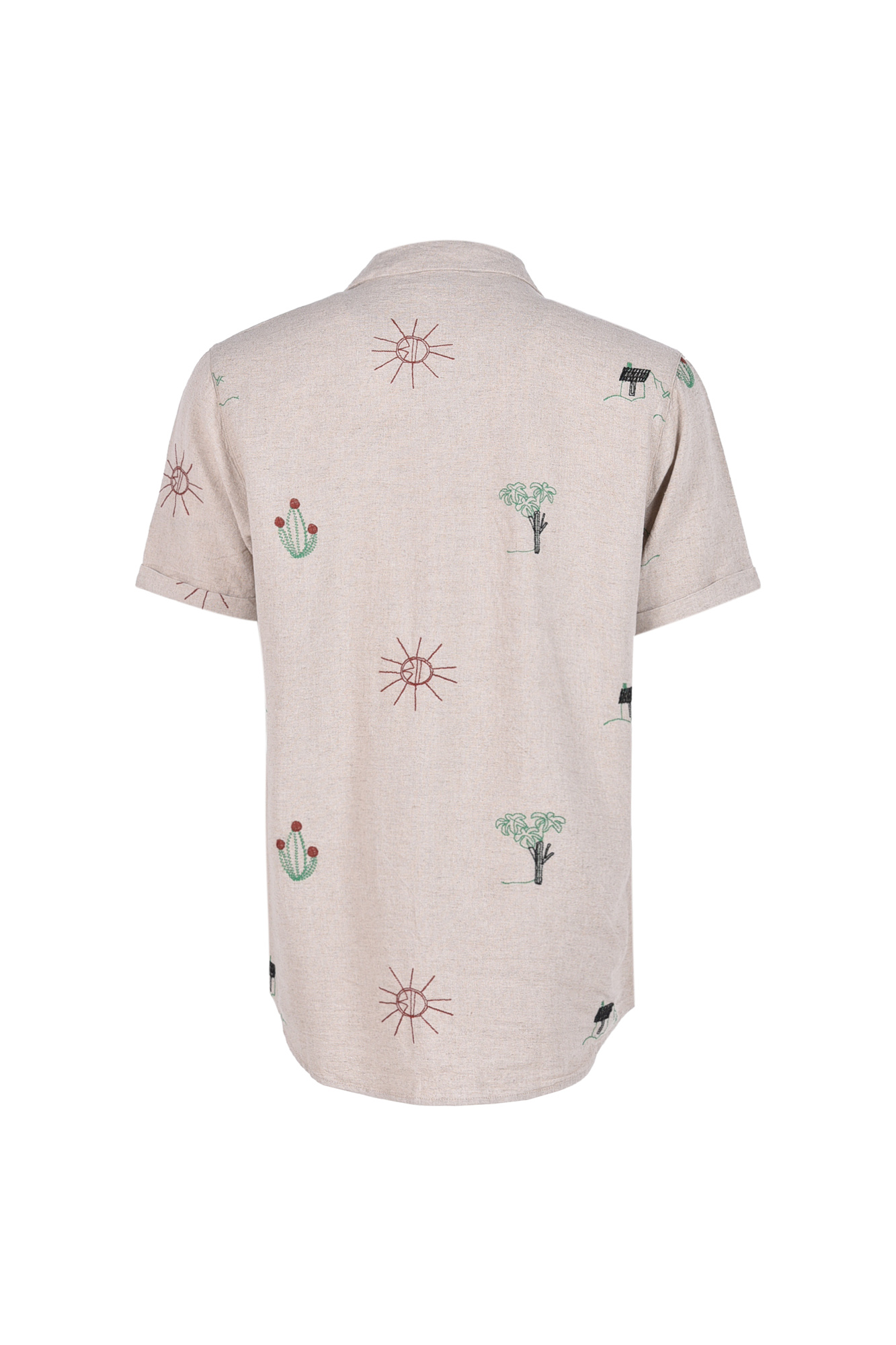 پیراهن آستین کوتاه طرحدار مردانه