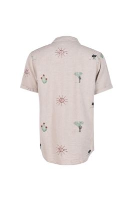 پیراهن آستین کوتاه طرحدار مردانه