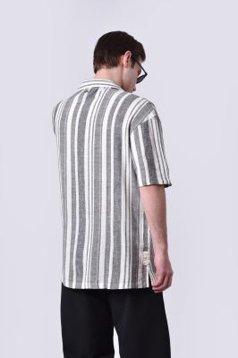 پیراهن آستین کوتاه طرحدار مردانه