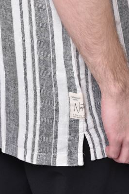 پیراهن آستین کوتاه طرحدار مردانه