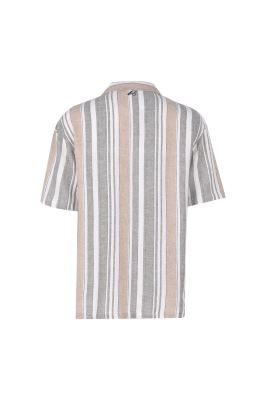 پیراهن آستین کوتاه طرحدار مردانه