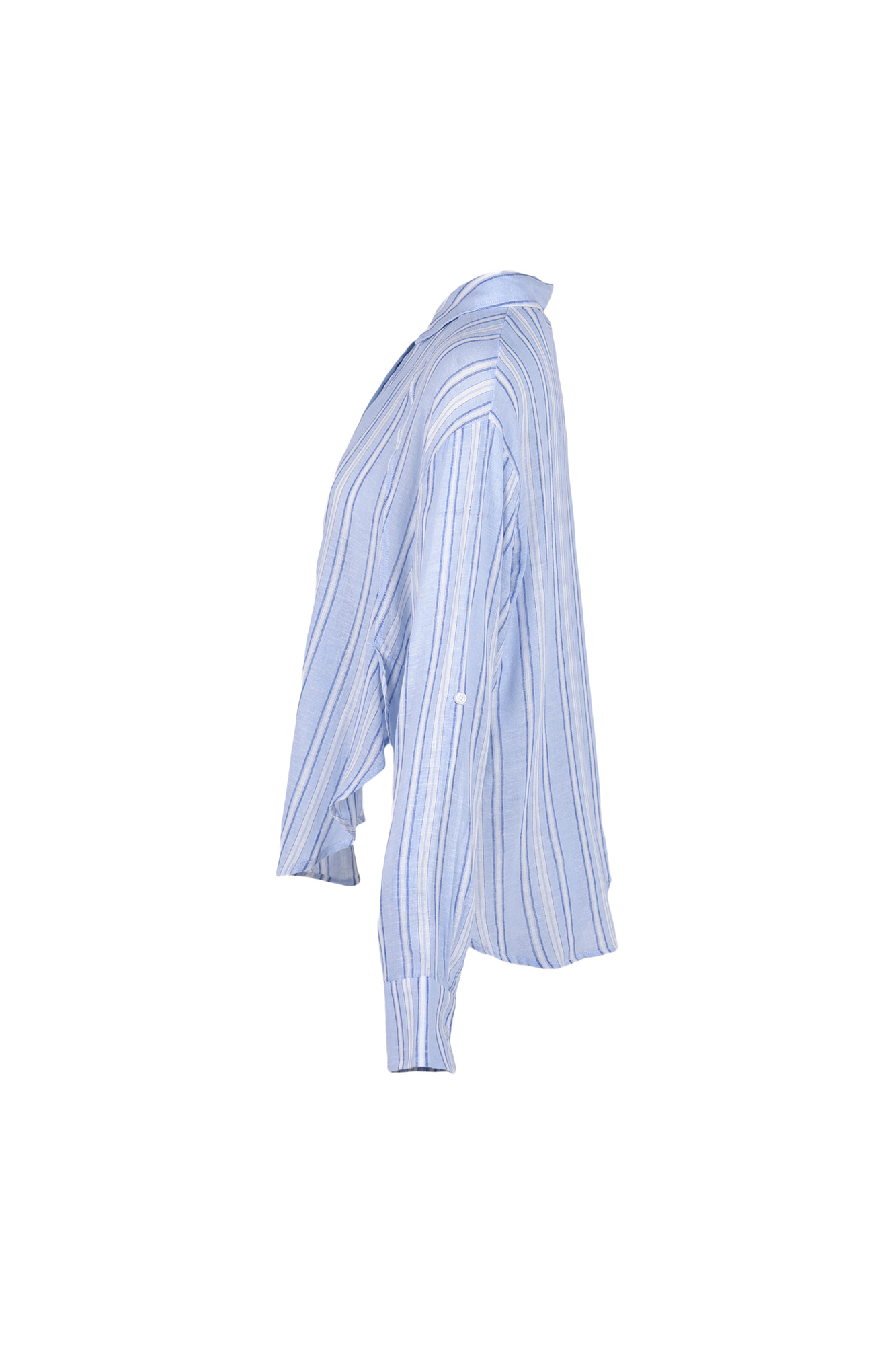 شومیز آستین بلند راه راه زنانه