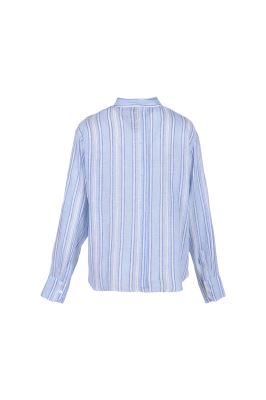 شومیز آستین بلند راه راه زنانه