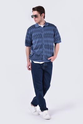 ژاکت بافت طرحدار مردانه