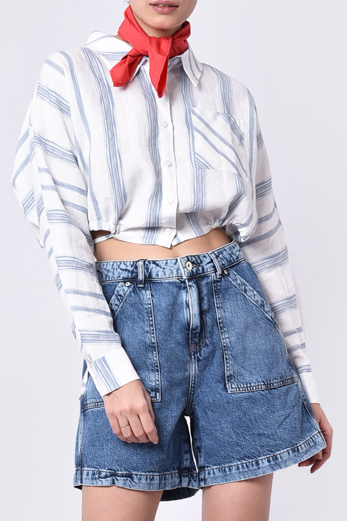 شومیز آستین بلند طرحدار زنانه