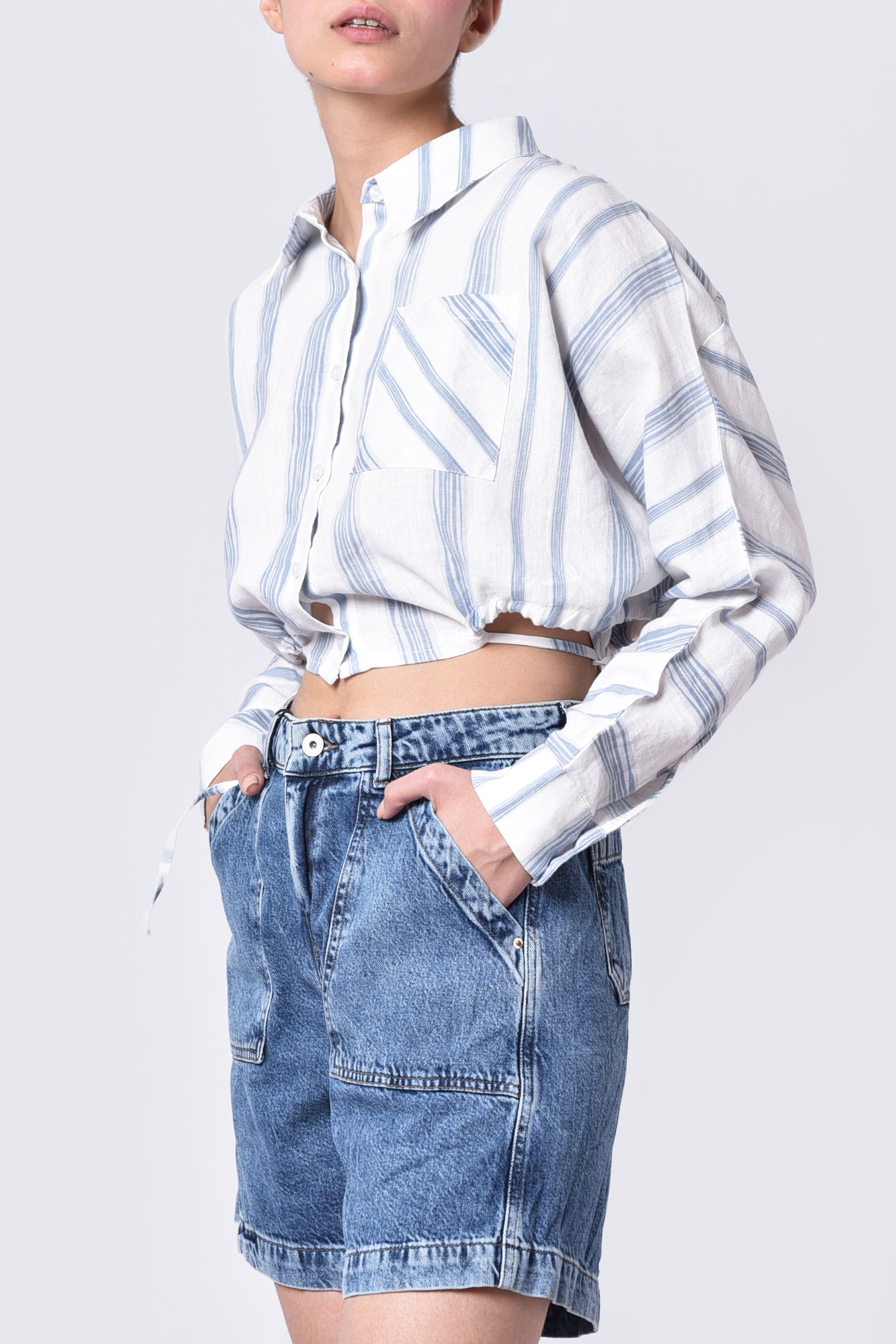 شومیز آستین بلند طرحدار زنانه