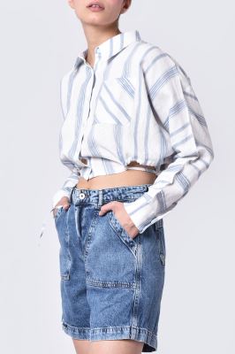 شومیز آستین بلند طرحدار زنانه