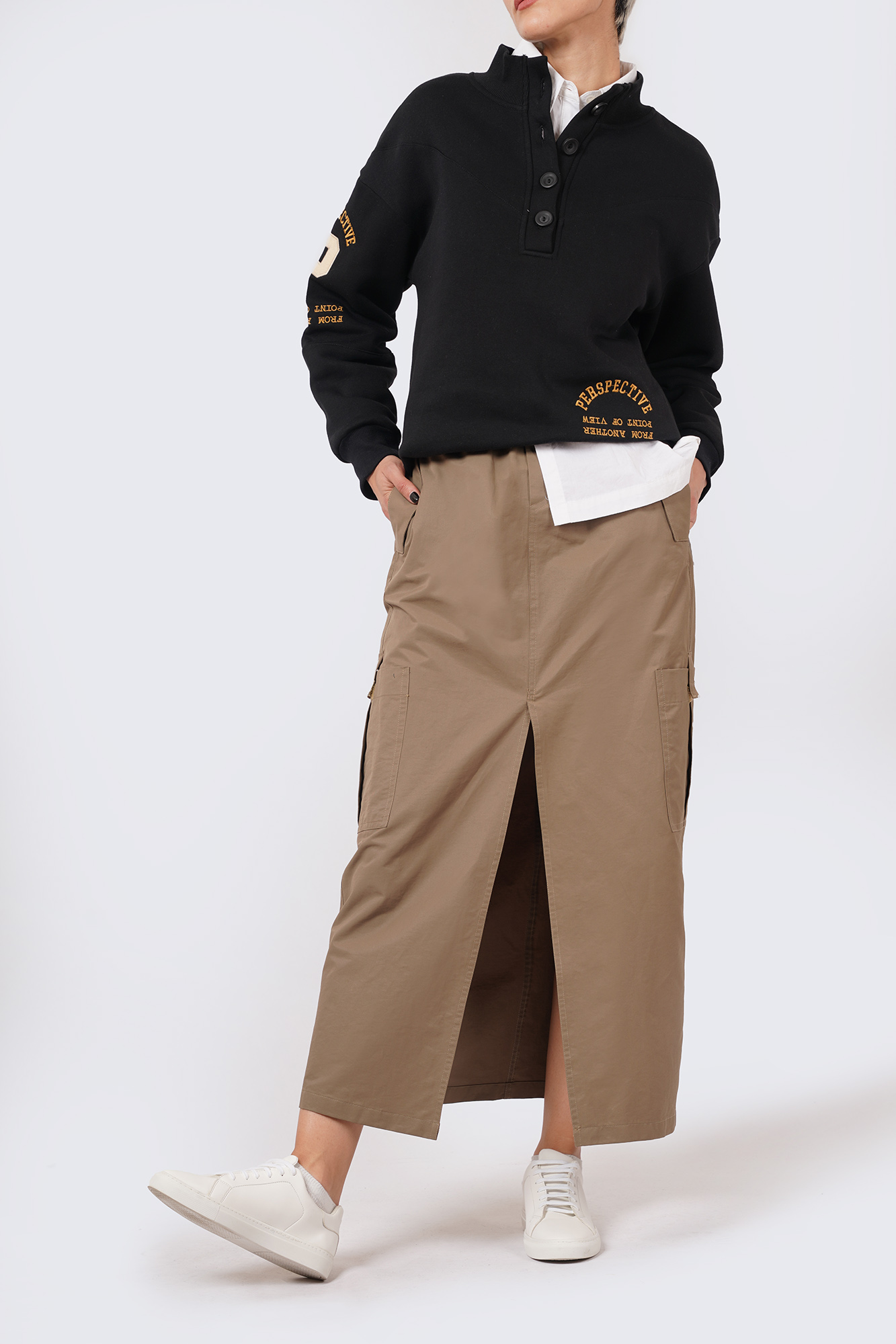 دامن بلند ساده زنانه