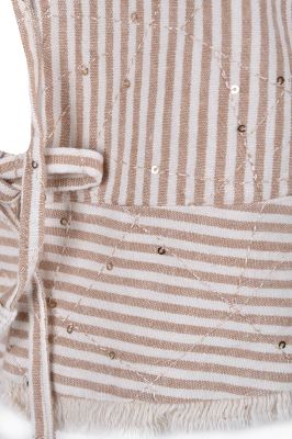 تاپ پیراهنی راه راه زنانه