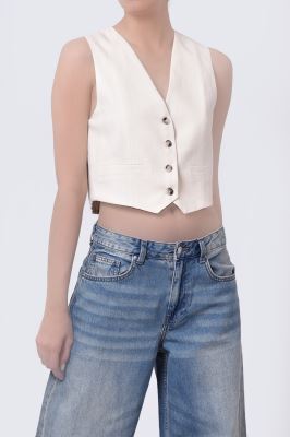 وست کوتاه ساده زنانه