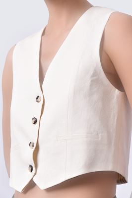 وست کوتاه ساده زنانه