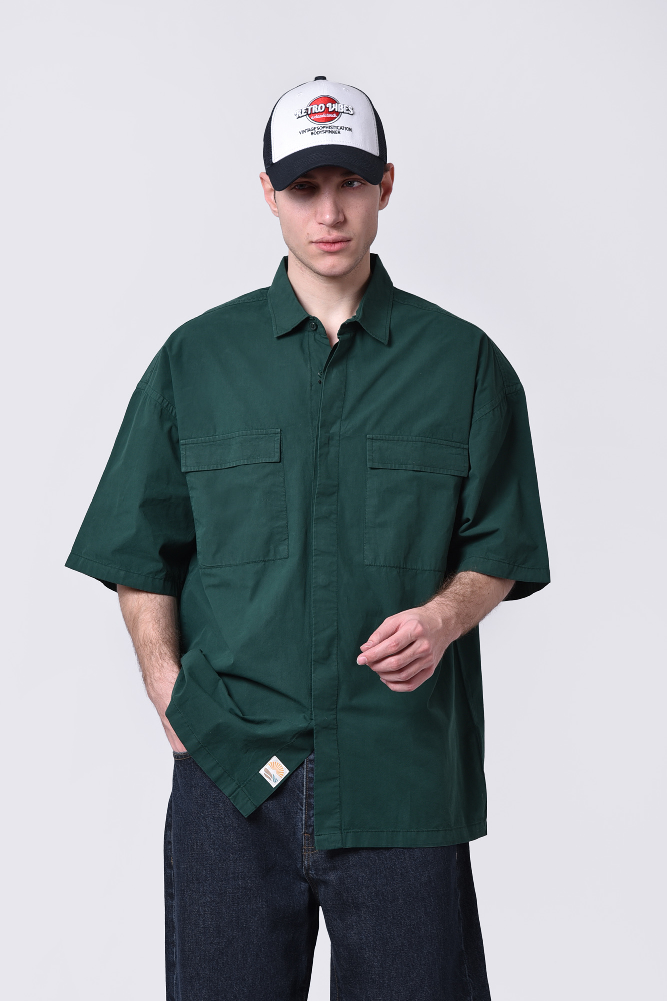 پیراهن آستین کوتاه ساده مردانه