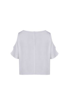 بلوز آستین کوتاه ساده زنانه