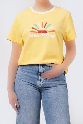 تیشرت چاپی زنانه