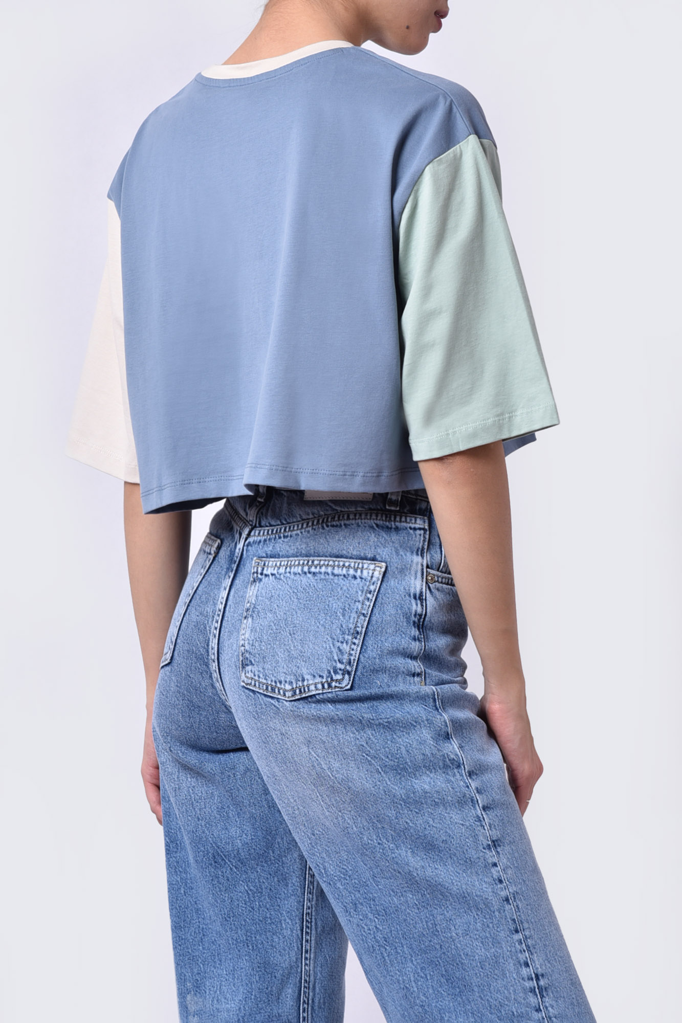 تیشرت آستین کوتاه چاپی زنانه