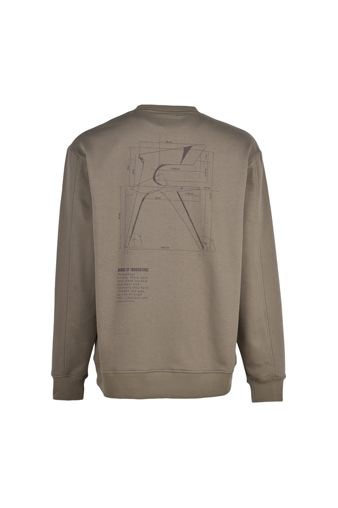 سوئیشرت آستین بلند چاپی مردانه