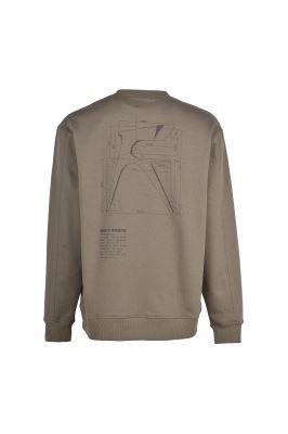 سوئیشرت آستین بلند چاپی مردانه