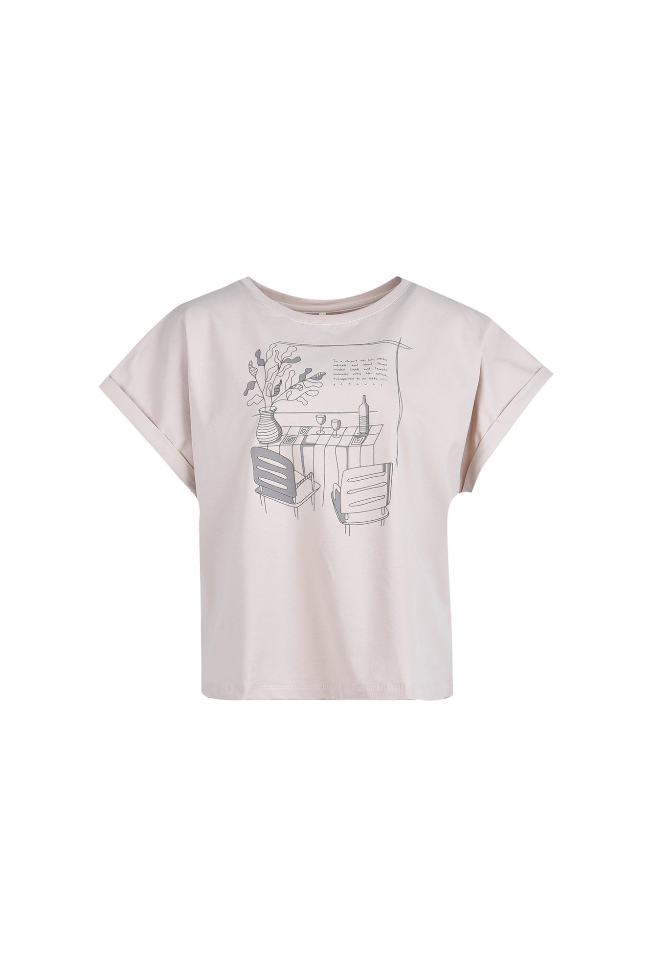 تیشرت چاپی زنانه