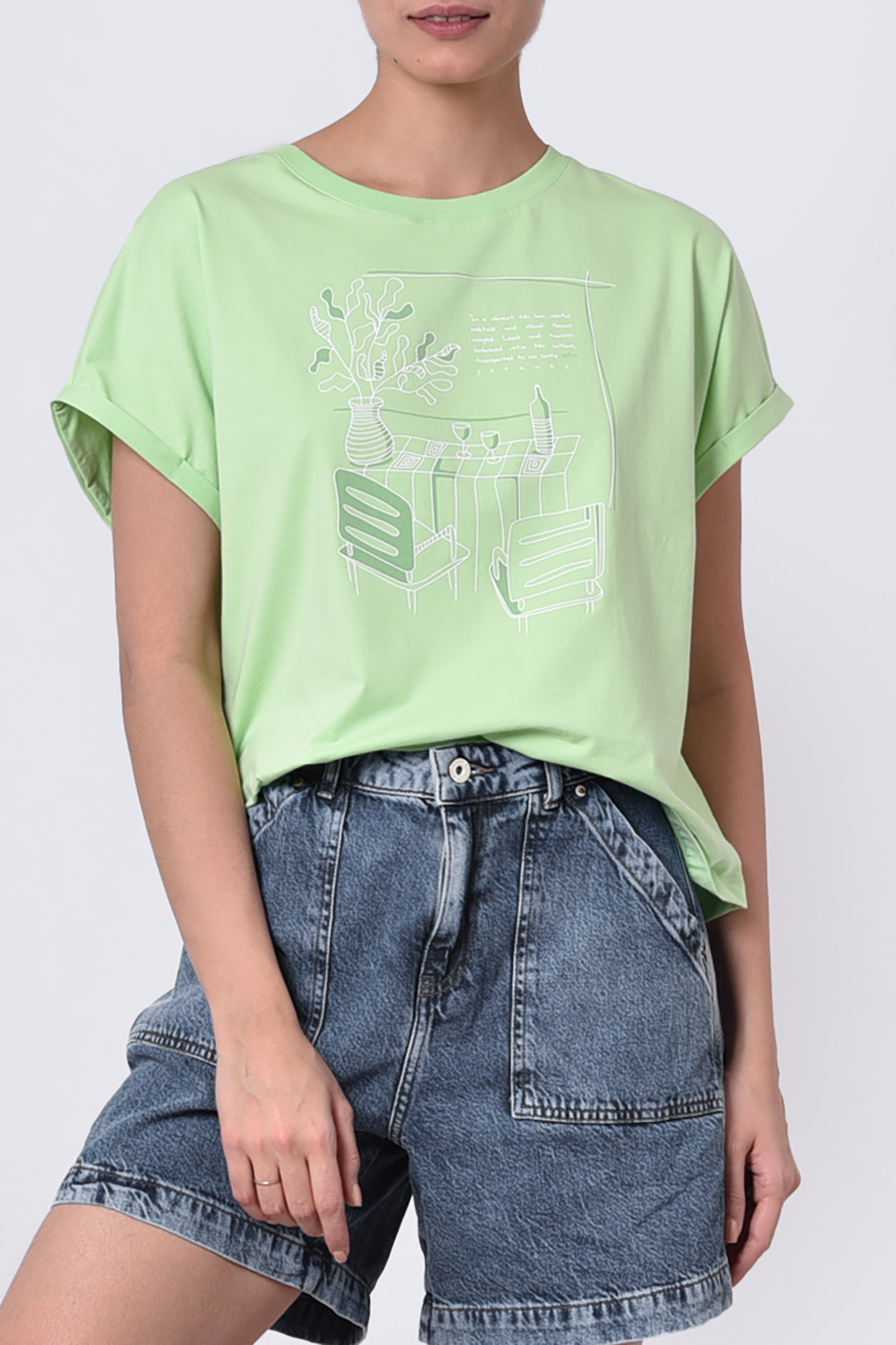 تیشرت چاپی زنانه