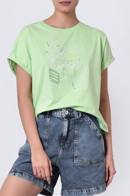 تیشرت چاپی زنانه