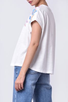 تیشرت چاپی زنانه