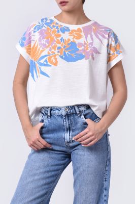 تیشرت چاپی زنانه