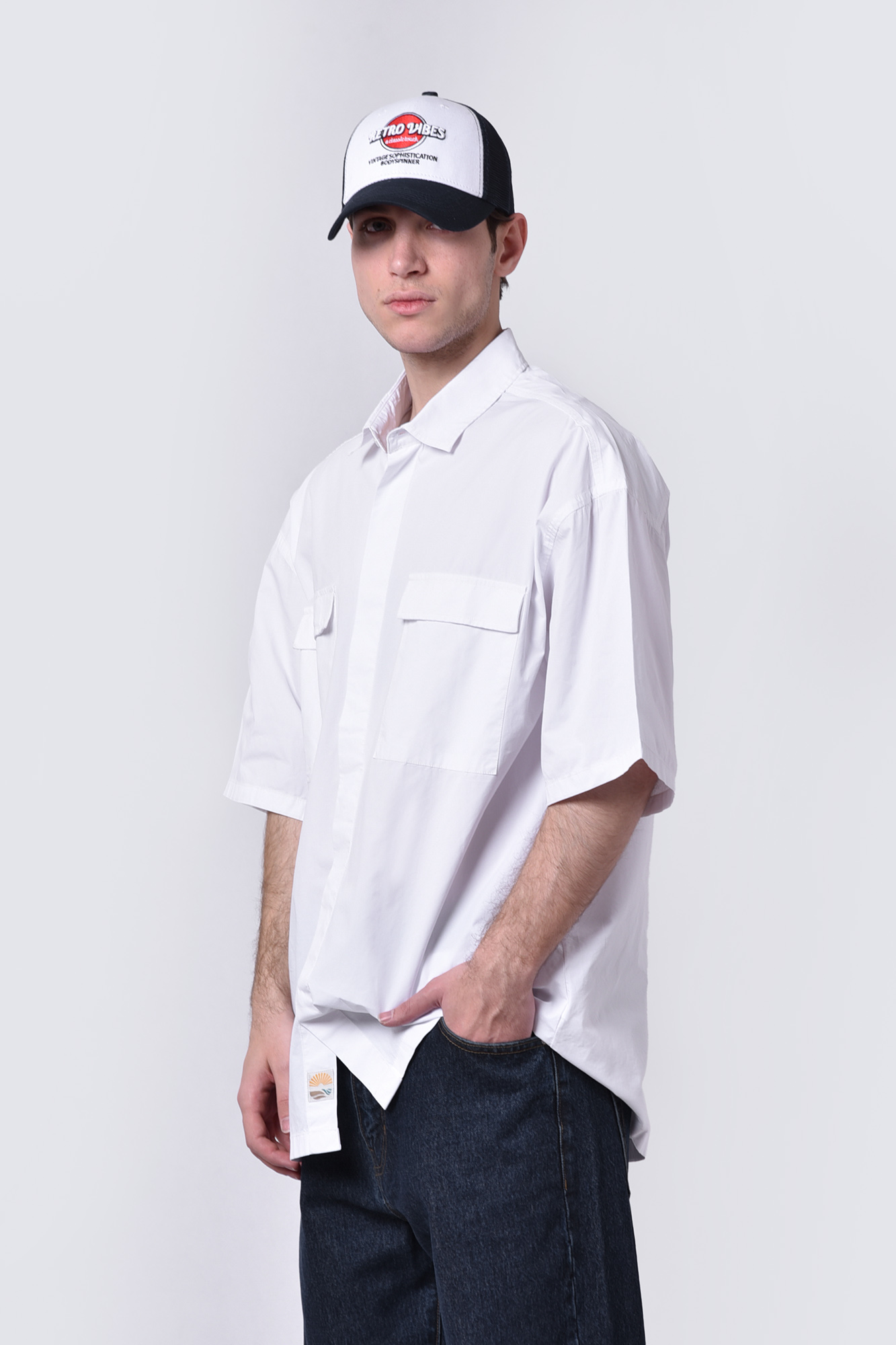 پیراهن آستین کوتاه ساده مردانه